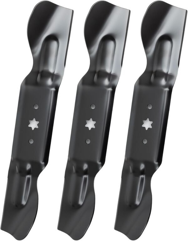 490-110-C187 742P05620 Mower Blade Compatible with Cub Cadet ZT2 ZT3 Ultima 60 KW FAB - Mulching High Lift Blade Compatible with Cub Cadet/MTD/Troy Bilt 60 Inch Deck, Replace 742-05620, 3 Pack