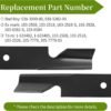 482878 Mower Blades Compatible with Scag Tiger Cub Wildcat Turf Tiger 36" 52" Mower Deck, Replace 21227S, 482462, 48108, 481707, 481711, 3 Pack