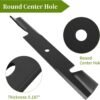 482878 Mower Blades Compatible with Scag Tiger Cub Wildcat Turf Tiger 36" 52" Mower Deck, Replace 21227S, 482462, 48108, 481707, 481711, 3 Pack