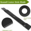 GX20249 Mower Blade Compatible with John Dee re 42" Deck, GX20433 High Lift Blades Fit for John Dee re L105 L110 L118 L100 L111 Scotts L1742, Replace for GY20567, 2 Pack