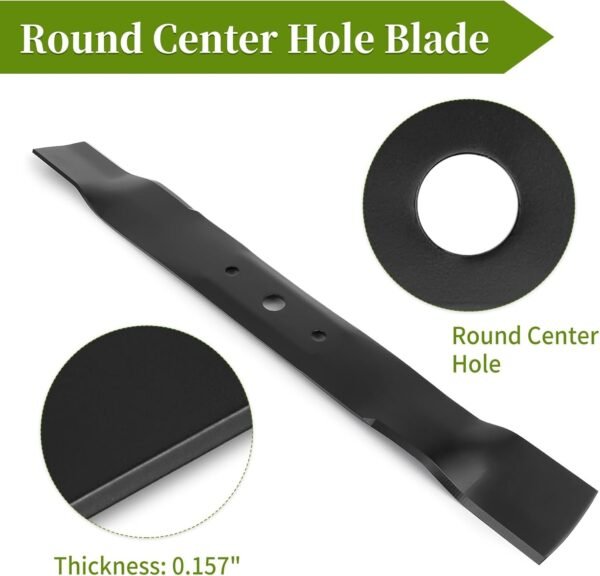 GX20249 Mower Blade Compatible with John Dee re 42" Deck, GX20433 High Lift Blades Fit for John Dee re L105 L110 L118 L100 L111 Scotts L1742, Replace for GY20567, 2 Pack