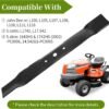 GX20249 Mower Blade Compatible with John Dee re 42" Deck, GX20433 High Lift Blades Fit for John Dee re L105 L110 L118 L100 L111 Scotts L1742, Replace for GY20567, 2 Pack